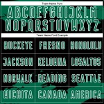 Uniform Kelly Custom Black Green-White Fragment Sublimation Soccer Art Jersey Abstract Uniform Kelly Custom Black Green-White Fragment Sublimation Soccer Art Jersey Abstract