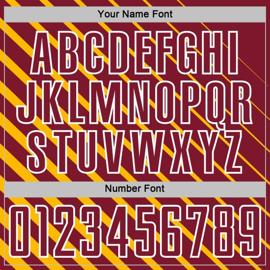 Uniform Sublimation Crimson-White Custom Lines Jersey Soccer Gold Uniform Sublimation Crimson-White Custom Lines Jersey Soccer Gold