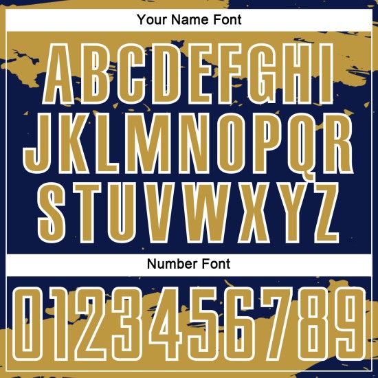 Navy Gold-White Abstract Jersey Old Uniform Art Fragment Sublimation Soccer Custom Navy Gold-White Abstract Jersey Old Uniform Art Fragment Sublimation Soccer Custom