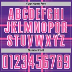 Pink-White Purple Soccer Sublimation Uniform Lines Custom Jersey Pink-White Purple Soccer Sublimation Uniform Lines Custom Jersey