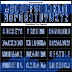 Soccer Sublimation Custom Abstract Royal-White Uniform Art Jersey Black Fragment Soccer Sublimation Custom Abstract Royal-White Uniform Art Jersey Black Fragment