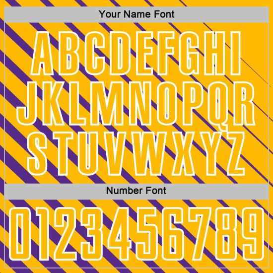 Jersey Purple Sublimation Uniform Gold-White Custom Soccer Lines