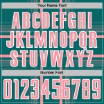 Uniform Sublimation Teal Soccer Jersey Lines Pink-White Custom Medium Uniform Sublimation Teal Soccer Jersey Lines Pink-White Custom Medium