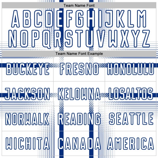 Lines Soccer Custom Royal Sublimation White Uniform Jersey Lines Soccer Custom Royal Sublimation White Uniform Jersey