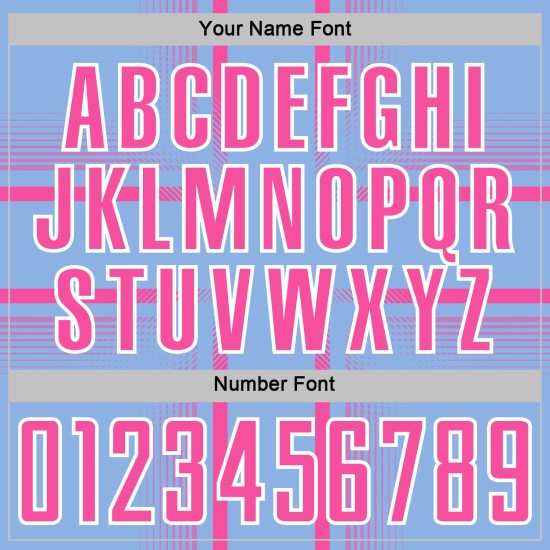 Uniform Blue Sublimation Soccer Custom Lines Pink-White Jersey Light Uniform Blue Sublimation Soccer Custom Lines Pink-White Jersey Light