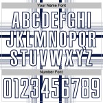 Navy Custom Uniform Sublimation Soccer White Lines Jersey Navy Custom Uniform Sublimation Soccer White Lines Jersey