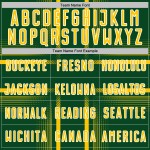 Sublimation Custom Jersey Uniform Soccer Yellow-White Lines Green