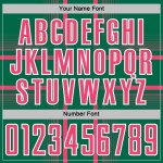 Kelly Uniform Jersey Soccer Lines Custom Sublimation Neon Pink-White Green Kelly Uniform Jersey Soccer Lines Custom Sublimation Neon Pink-White Green