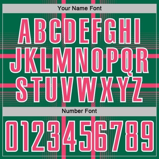 Kelly Uniform Jersey Soccer Lines Custom Sublimation Neon Pink-White Green Kelly Uniform Jersey Soccer Lines Custom Sublimation Neon Pink-White Green